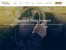 Tablet Screenshot of drivingdynamics.com